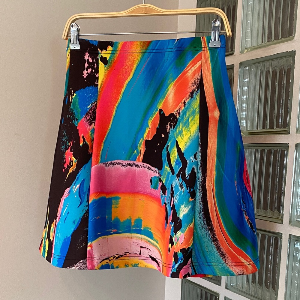 Milano Vibrant Multicolor Skirt / Jupe Milano couleurs vibrantes